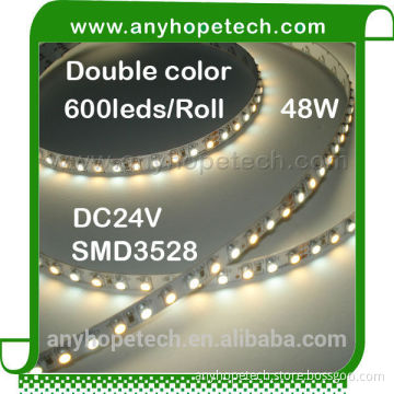 Super brightness 600LEDs 9.6W per meter smd flexible led strip lights